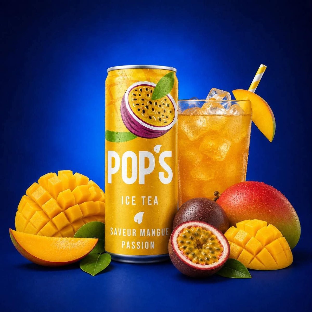 Pop's Ice Tea Mangue Passion