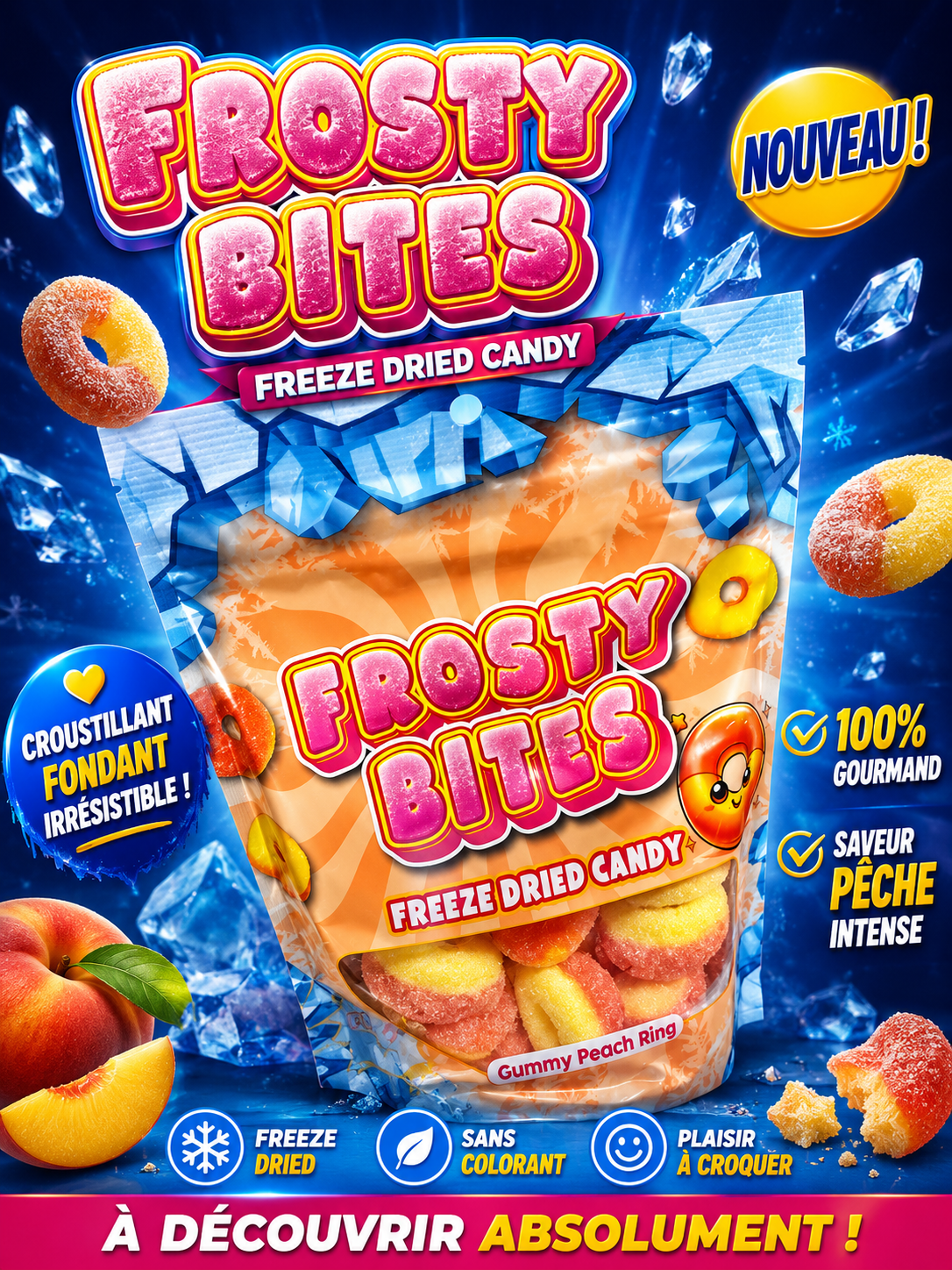 Frosty Bites peach ring