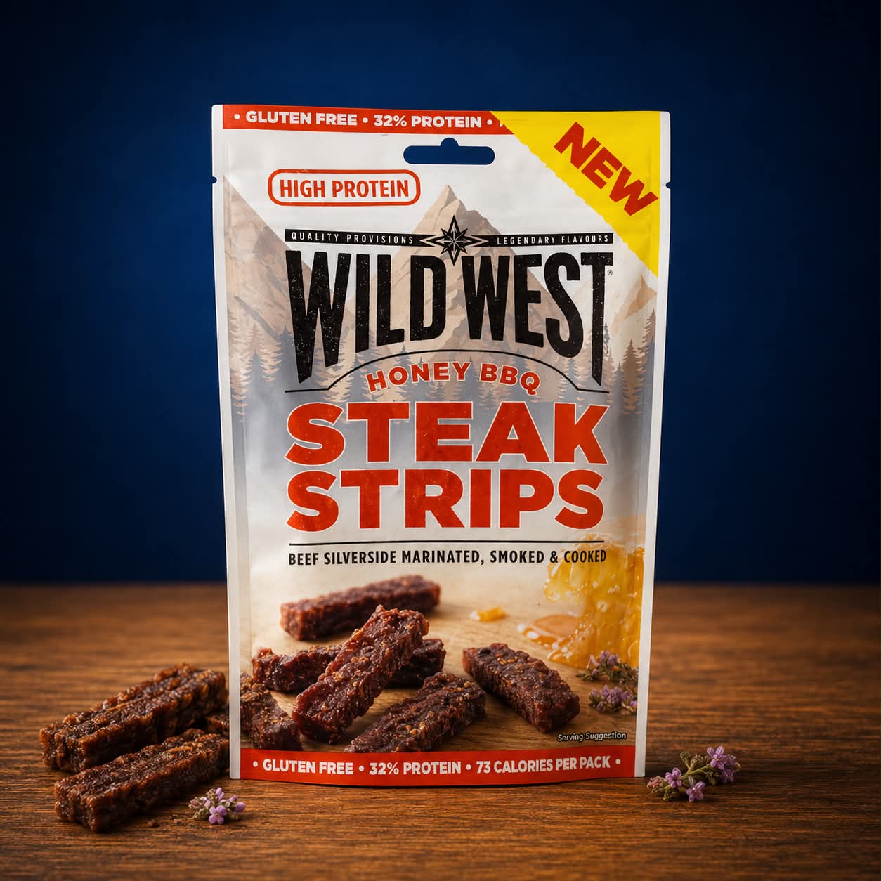 Wild West Steak Strips Honey BBQ