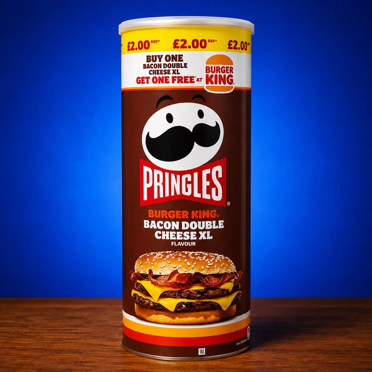 Pringles Burger King Bacon Double Cheese XL