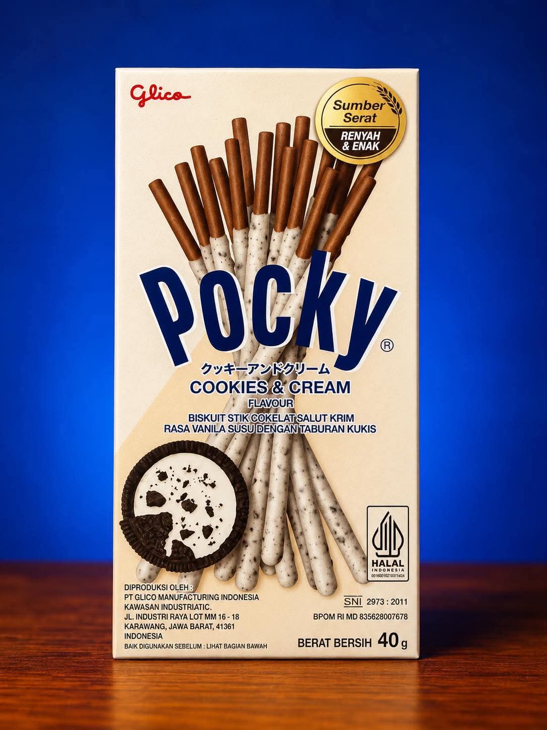 Pocky goût Cookie and Cream