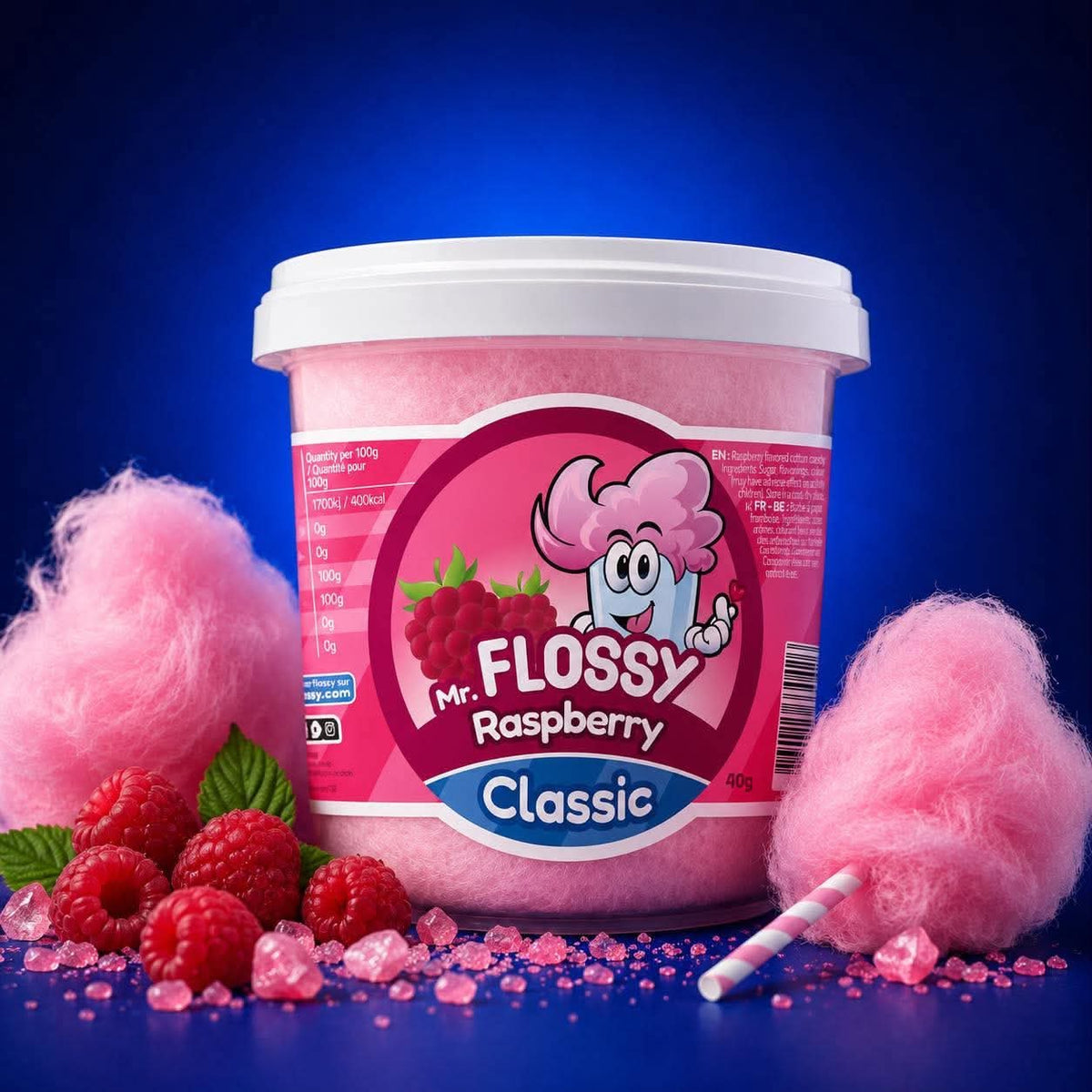 Mr. Flossy Raspberry
