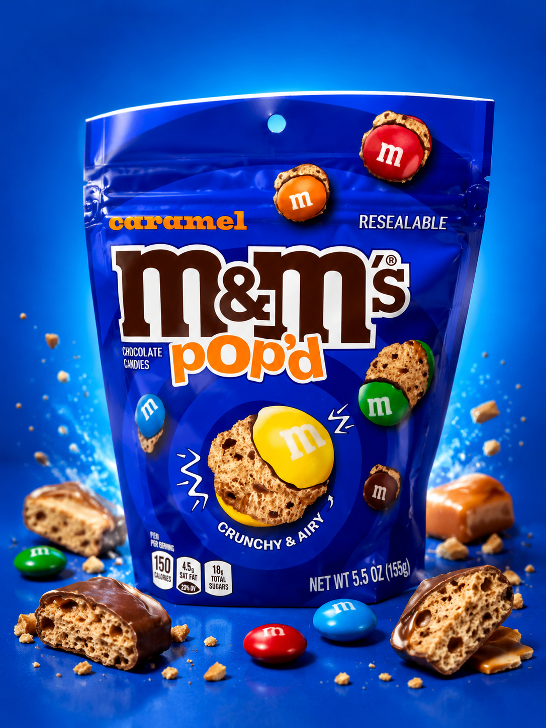 M&M’S pop’d caramel